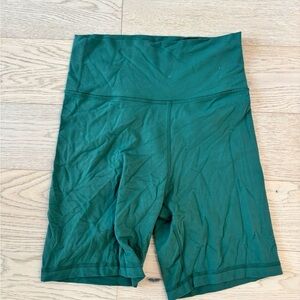 TNA Forest Green Bike Shorts